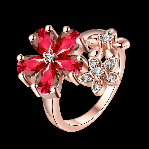 Rose Gold Ring LSR387-B