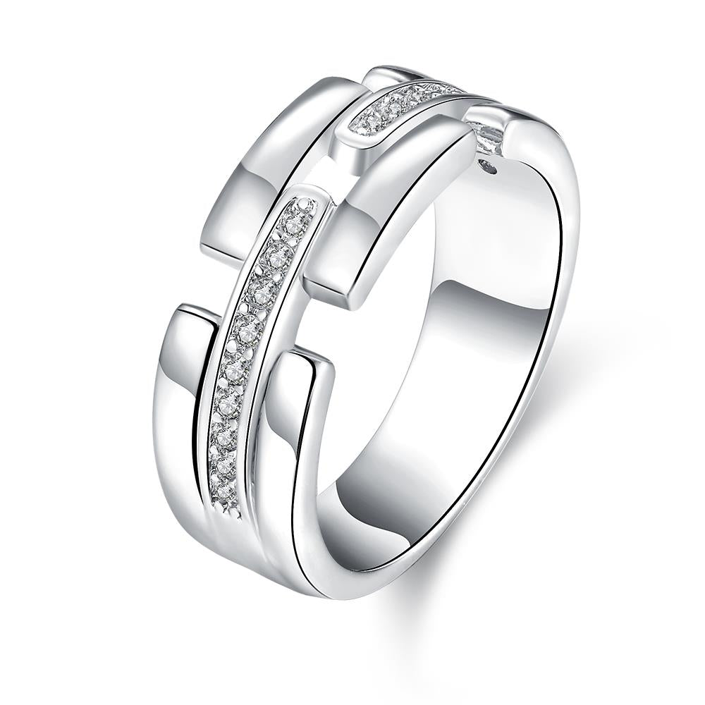 White Gold Ring LSR394-C