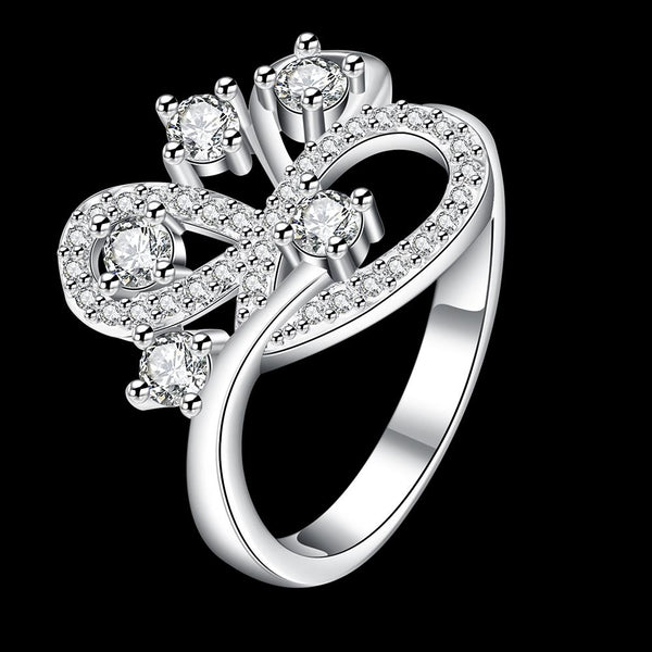 White Gold Ring LSR403-C