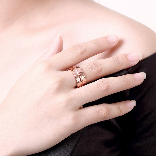 Rose Gold Ring LSR417-B