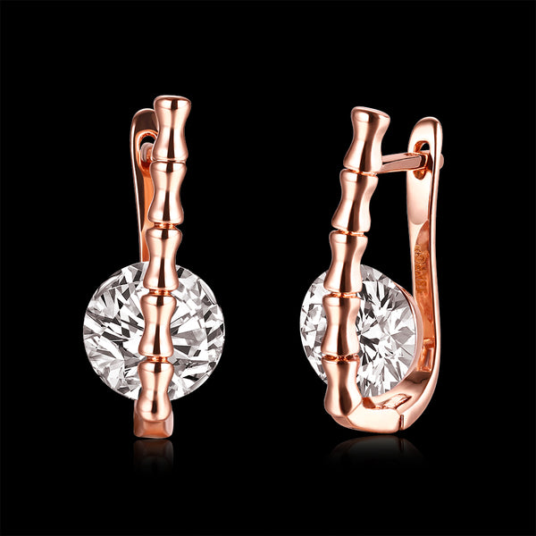 Rose Gold Earrings LSE121