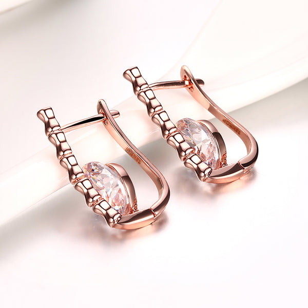 Rose Gold Earrings LSE121