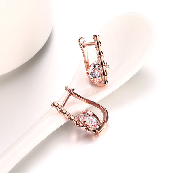 Rose Gold Earrings LSE121