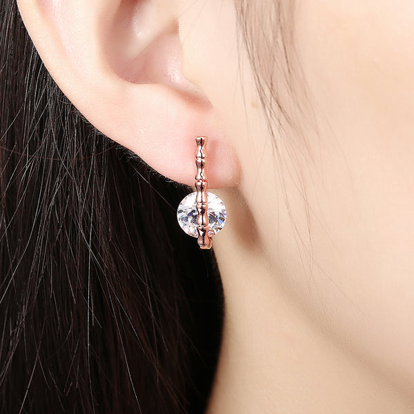 Rose Gold Earrings LSE121