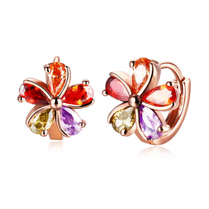 Rose Gold Earrings LSE123