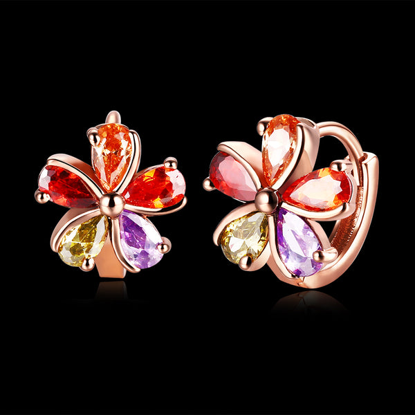 Rose Gold Earrings LSE123