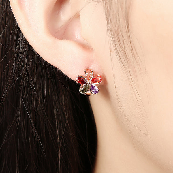 Rose Gold Earrings LSE123