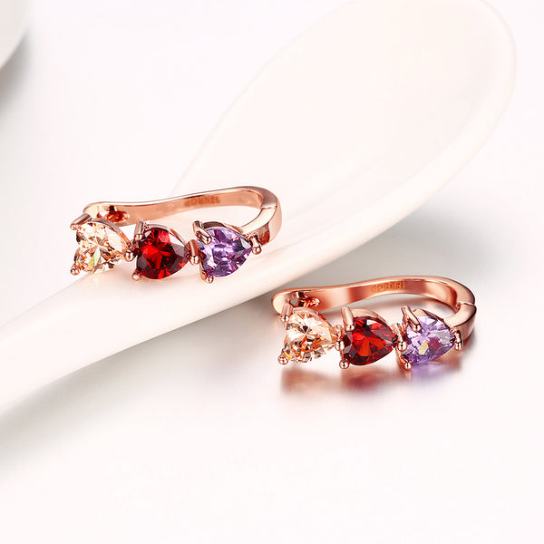 Rose Gold Earrings LSE125