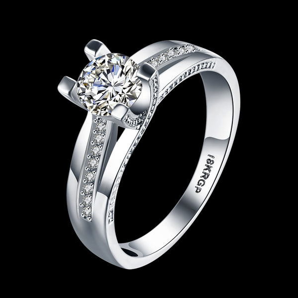 White Gold Ring LSR802-C