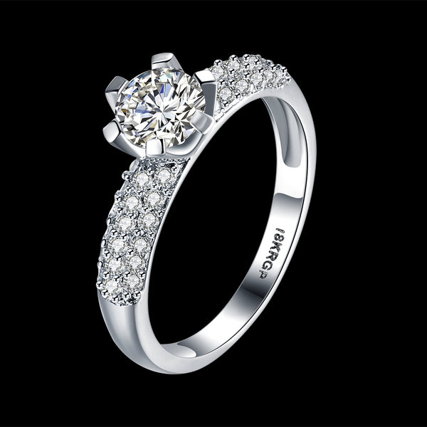 White Gold Ring LSR812-C