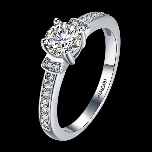 White Gold Ring LSR820-C