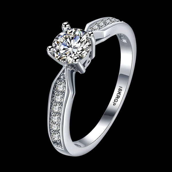 White Gold Ring LSR831-C