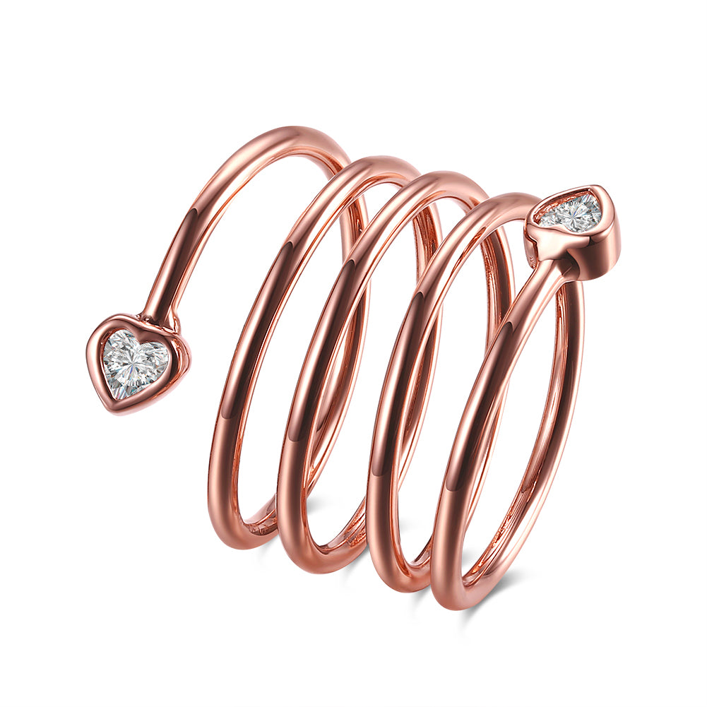 Rose Gold Ring LSR843-B