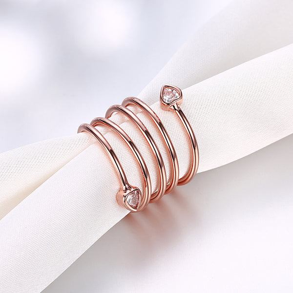 Rose Gold Ring LSR843-B