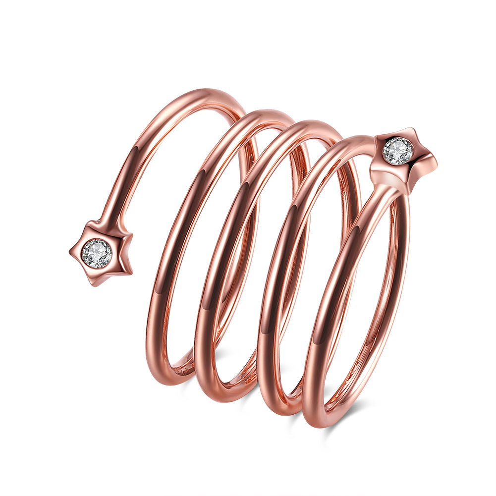 Rose Gold Ring LSR844-B