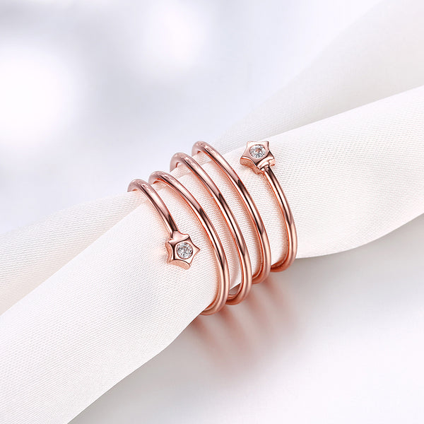 Rose Gold Ring LSR844-B