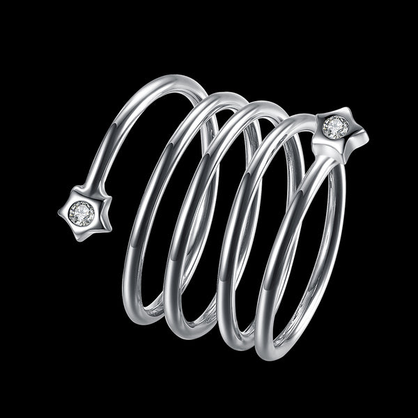 White Gold Ring LSR844-C