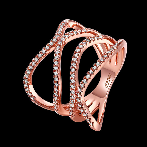 Rose Gold Ring LSR845-B