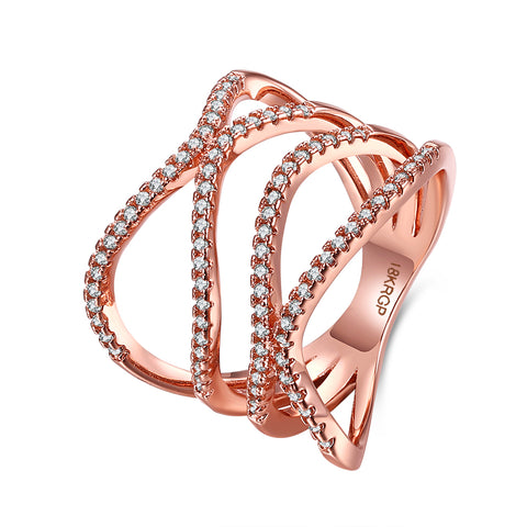 Rose Gold Ring LSR845-B