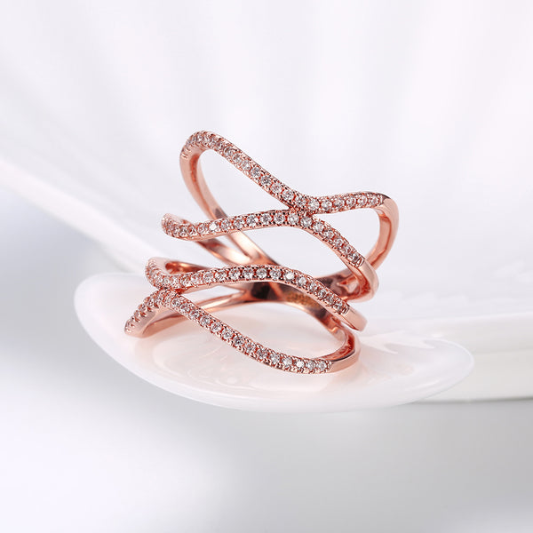 Rose Gold Ring LSR845-B