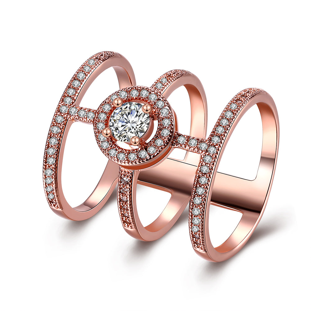 Rose Gold Ring LSRR46-B