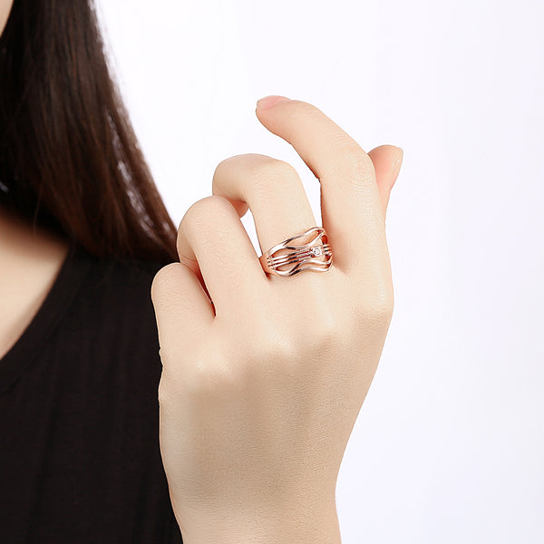 Rose Gold Ring LSR847-B