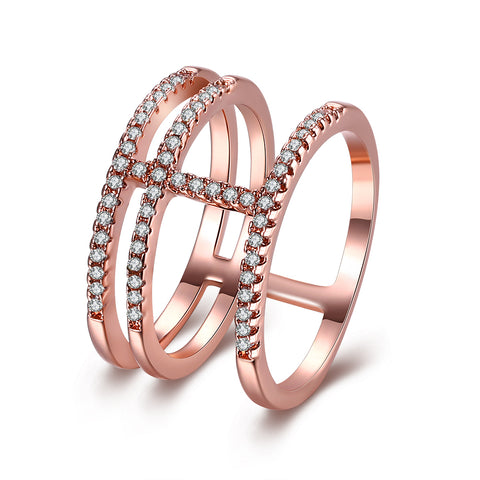 Rose Gold Ring LSR848-B