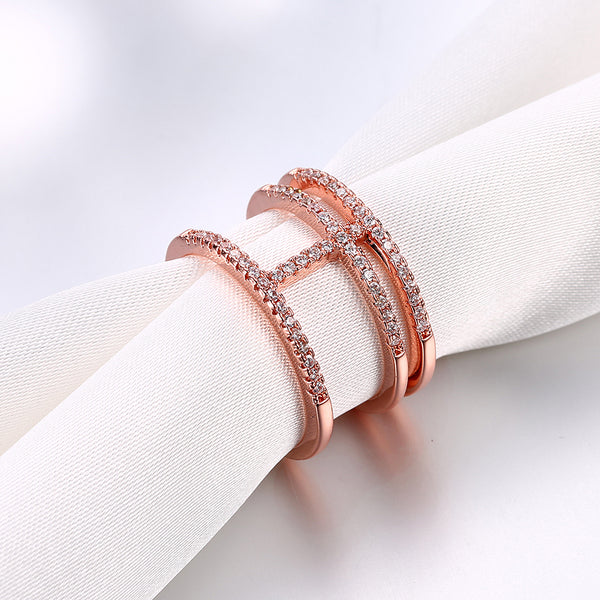 Rose Gold Ring LSR848-B