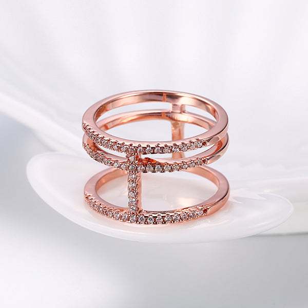 Rose Gold Ring LSR848-B