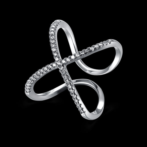 White Gold Ring LSR851