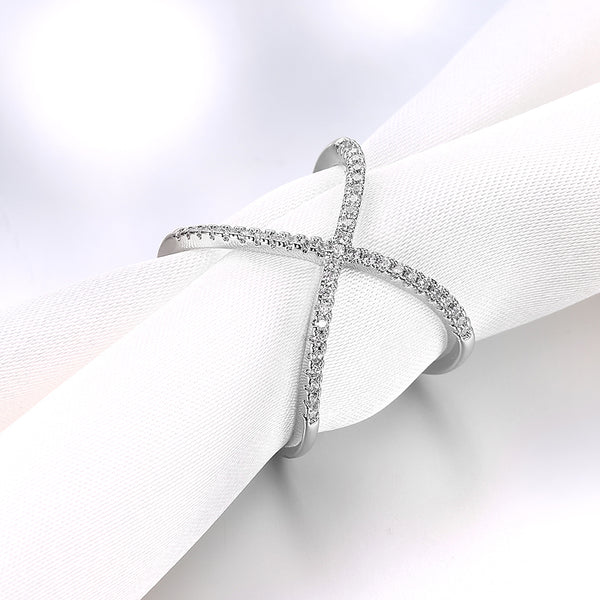 White Gold Ring LSR851