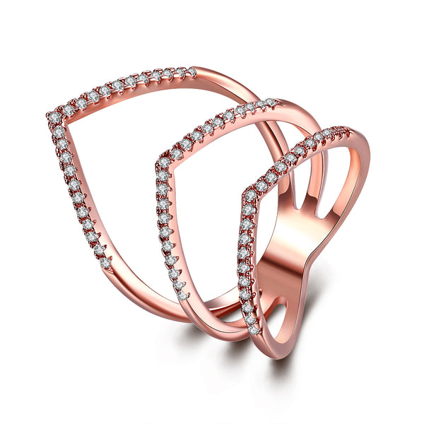 Rose Gold Ring LSRR858-B