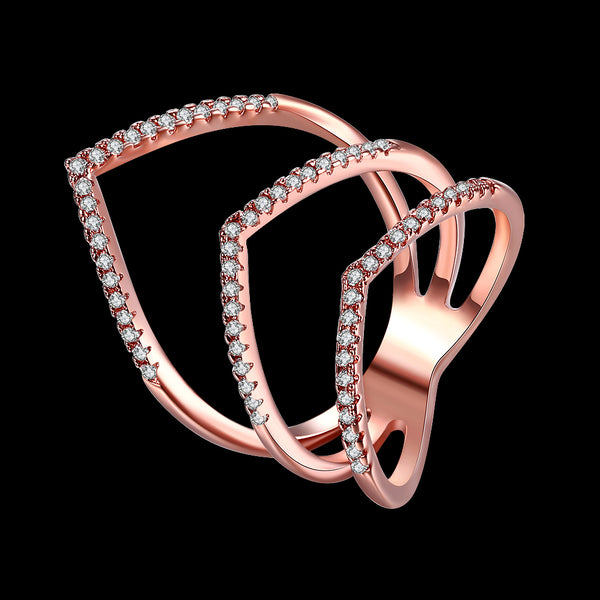 Rose Gold Ring LSRR858-B