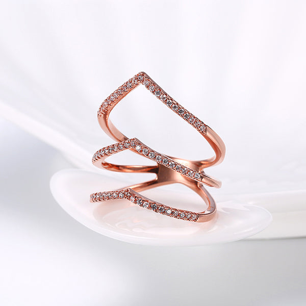 Rose Gold Ring LSRR858-B