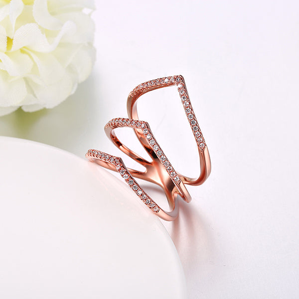 Rose Gold Ring LSRR858-B