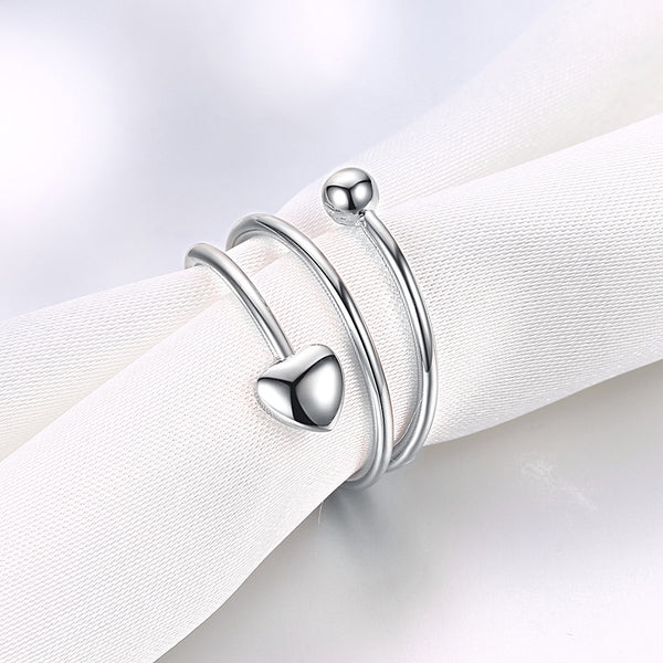 White Gold Ring LSR859-C