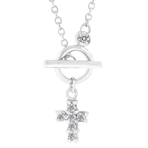 Faith Toggle Necklace - N01108R-C01