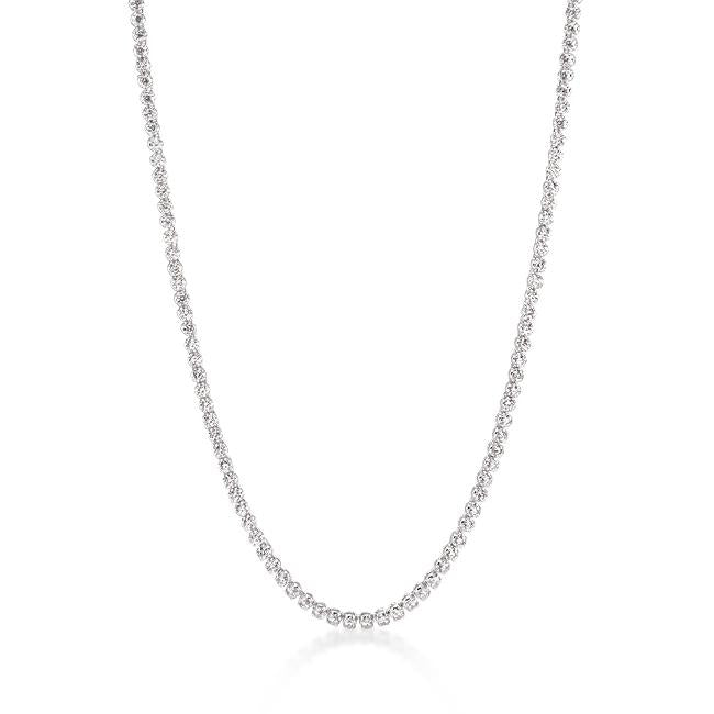 Long Elegant Cubic Zirconia Necklace - N01280R-C01