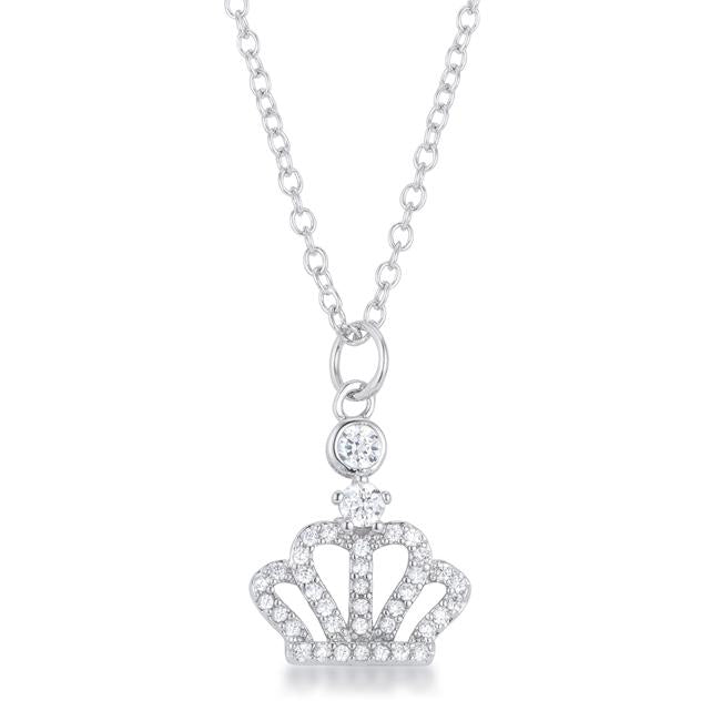 Tabitha 0.5 ct Crown Pendant - N01324R-C01