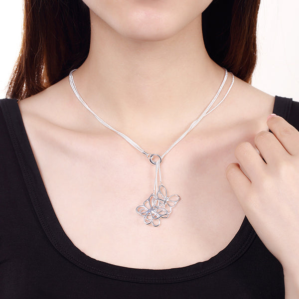 Silver Necklace LSN043