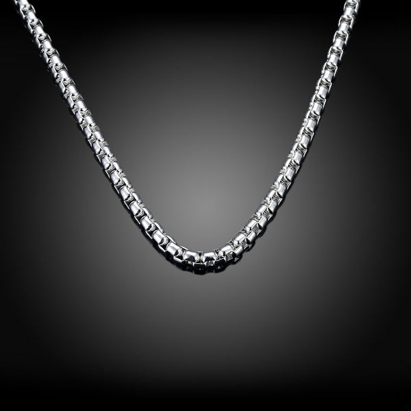 Silver Pop Chain 20inch 6mm LSN053