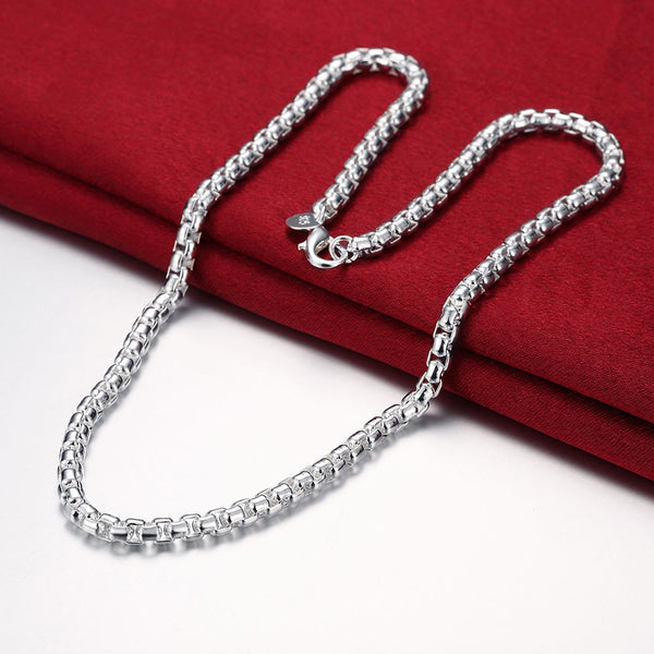 Silver Pop Chain 20inch 6mm LSN053