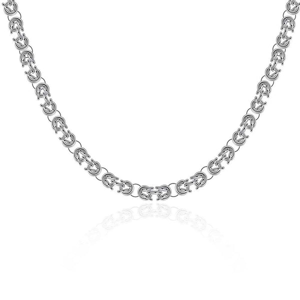 Silver Novel Chain 20inch 7mm LSN061