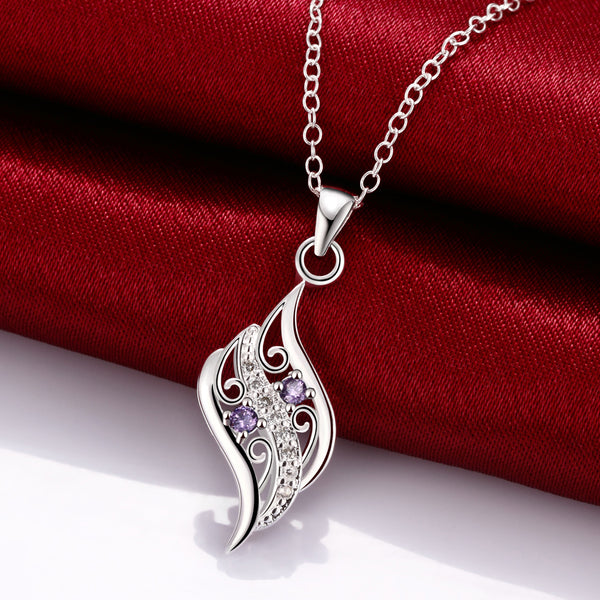 Silver Necklace LSN077-C