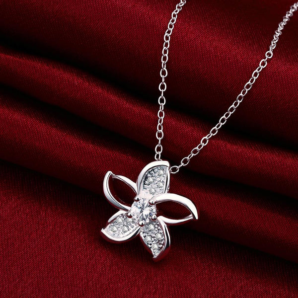 Silver Necklace LSN078-A