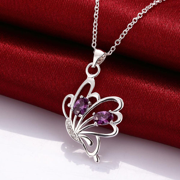 Silver Necklace LSN079-B