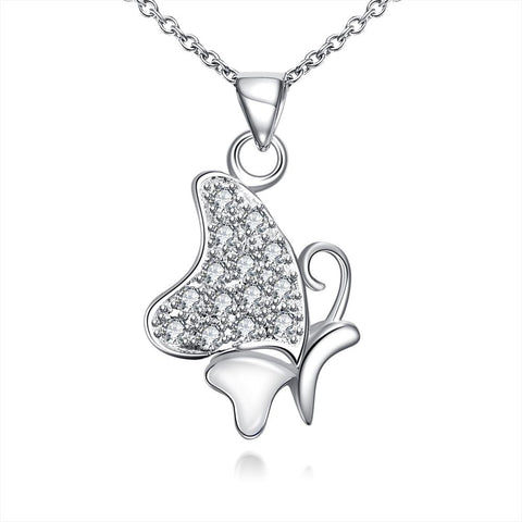 Silver Necklace LSN080-B