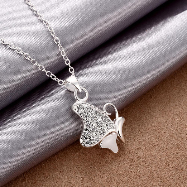 Silver Necklace LSN080-B