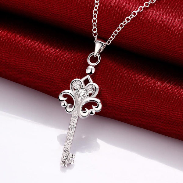 Silver Necklace LSN082-C