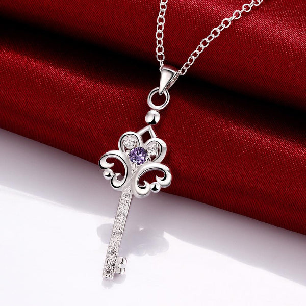 Silver Necklace LSN082-C